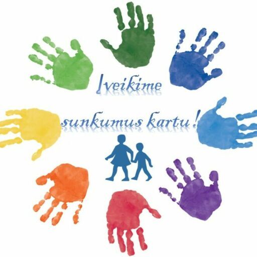 ĮVEIKIME SUNKUMUS KARTU